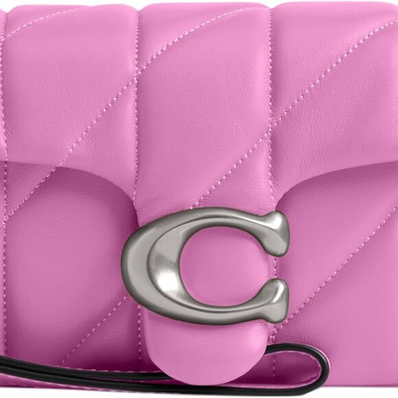 Timeless Fuchsia Quilted Wristlet & Chain: Your Essential Crossbody Companion